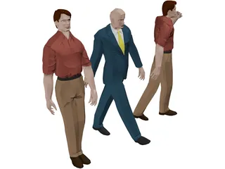 People Collection 3D Model preview