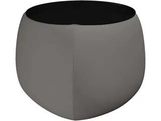 Low Table 3D Model preview
