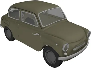 ZAZ 965 (1960) 3D Model preview