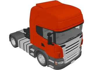 Scania P380 3D Model preview
