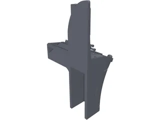 Industrial Train Control Panel 3D Model preview