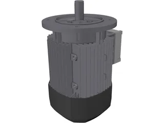 MOTOR GR90S 1.5CV 3D Model preview