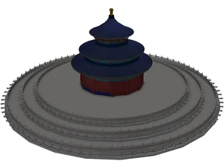 Temple of Heaven 3D Model preview