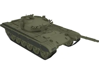 T-72 Ural 3D Model preview