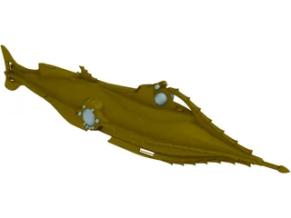 Nautilus Submarine 3D Model preview