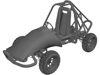 Buggy Dunes 3D Model preview