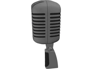 Microphone 3D Model preview