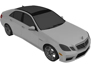 Mercedes-Benz E63 AMG (2011) 3D Model preview