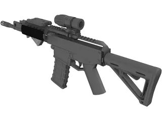 Magpul Masada 3D Model preview