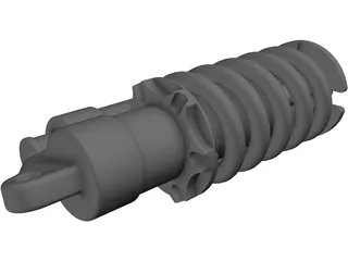 Fox Racing Shox DHX 5 3D Model preview