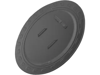 Lion Shield 3D Model preview