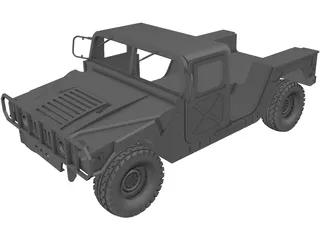 Hummer H2 3D Model preview