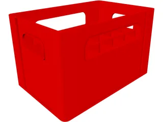 Crate 3D Model preview