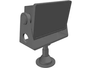 Halogen Floodlight 3D Model preview
