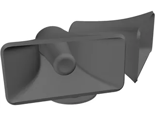 Loudhailer Horn Type 3D Model preview