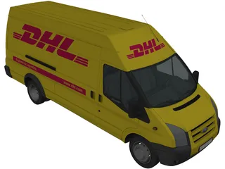 Ford Transit Jumbo 3D Model preview