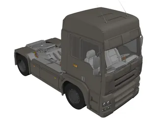 MAN TGA Steyr 3D Model preview