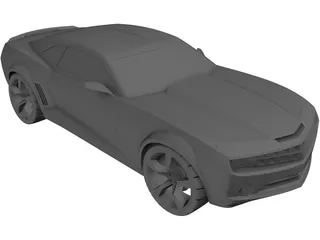 Chevrolet Camaro (2010) 3D Model preview