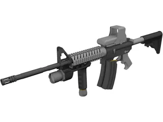 Colt M4 3D Model preview