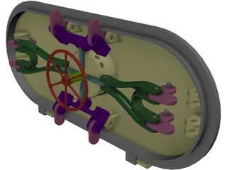 Hatch Pressure Assembly 3D Model preview