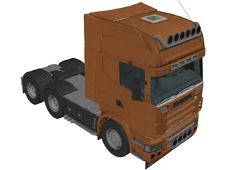 Scania R620 3D Model preview