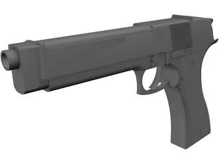 Beretta FS92 3D Model preview
