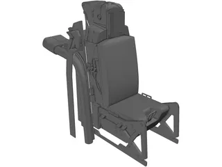 Ejection Seat 3D Model preview