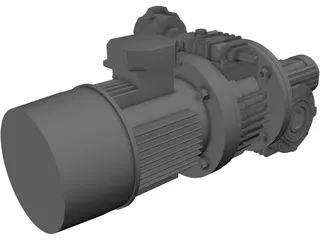 Motor Reductor 3D Model preview