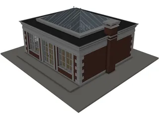 Pavilion 3D Model preview
