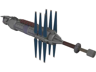 Babylon 5 Station 3D Model preview