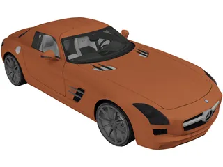 Mercedes-Benz SLS AMG 3D Model preview