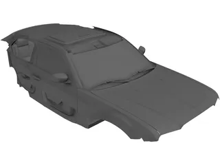 Interior Chrysler 300C 3D Model preview