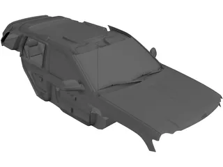Interior Jeep Grand Cherokee 3D Model preview