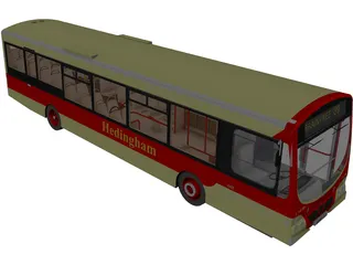 Volvo City Bus 3D Model preview