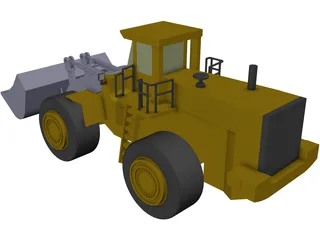 Front Loader 3D Model preview