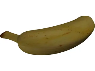 Banana 3D Model preview