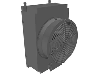 LC-200 TEC Air Cooled Liquid Chiller 3D Model preview