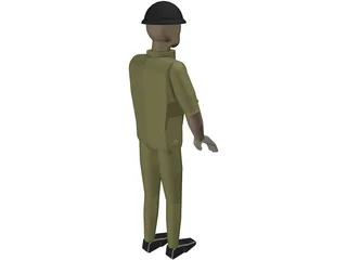 Human Operator 3D Model preview