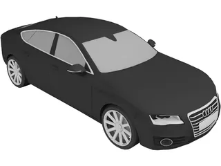 Audi A7 Sportback 3D Model preview