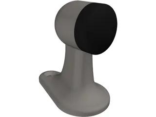 Floor Mounted Door Stop 3D Model preview