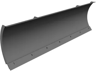 ATV Plow 3D Model preview