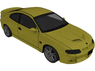 Opel/Vauxhall Monaro VXR V8 3D Model preview