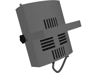 Projector Exhibition Light 3D Model preview
