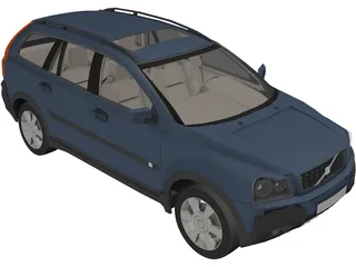 Volvo XC90 3D Model preview
