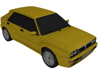 Lancia Delta HF Evo2 (1994) 3D Model preview