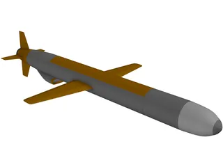 BGM-109 Tomahawk 3D Model preview