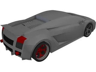 Lamborghini Gallardo 3D Model preview