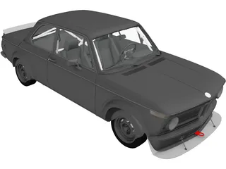 BMW 2002 Turbo (1973) 3D Model preview