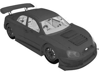 Subaru Impreza (2003) 3D Model preview
