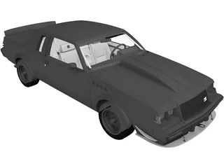 Buick Regal GNX (1987) 3D Model preview
